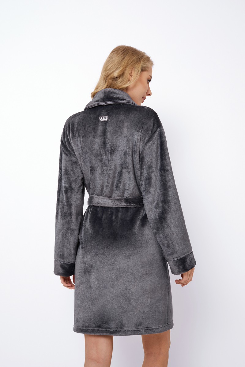 EVA DARK GREY Халат женский (т. Серый, 42 (XL))