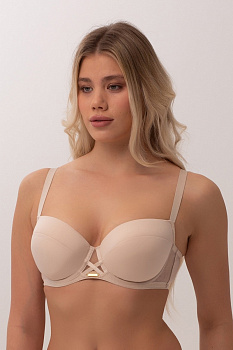OMENA BEIGE Balconette Full Cup Бюст